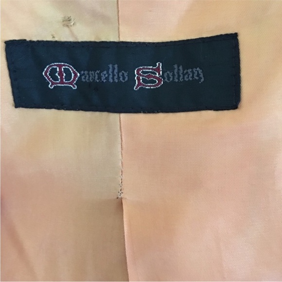 Marcello‎ Sollan Vintage Patterned Tapestry Blazer - Picture 4 of 5